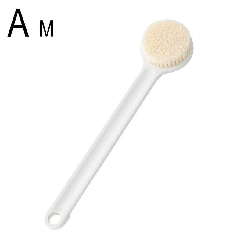 Japanese long-handled bath brush with soft bristles, perfect for scrubbing your back and body.